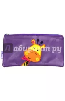 Пенал школьный "Жирафик" (кожзаменитель) (43658)