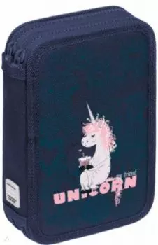 Пенал Unicorn, два отделения