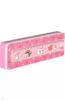 Пенал Яркие будни, с линейкой