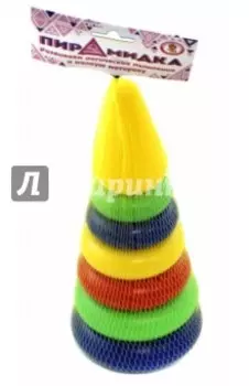 Пирамидка малая Конус, 6 колец