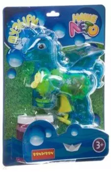 Пистолет-единорог с мыльными пузырями (2х75 мл, 3 вида) (ВВ4386)