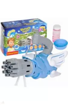 Пистолет-пушка с цветными мыльными пузырями