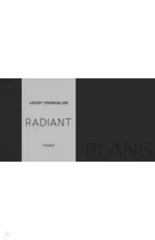 Планинг недатированный карманный Radiant. Черный, 64 листа