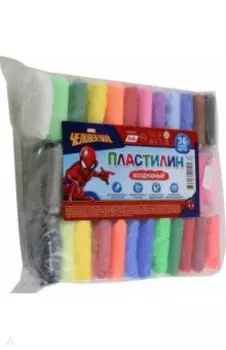 Пластилин Человек Паук, 36 цветов