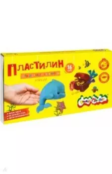 Пластилин для детского творчества, мягкий, со стеком. 16 цветов, 240 г. (ПКМ16-П)