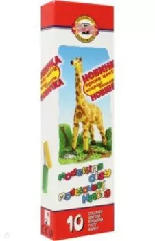 Пластилин Giraffe, 10 цветов