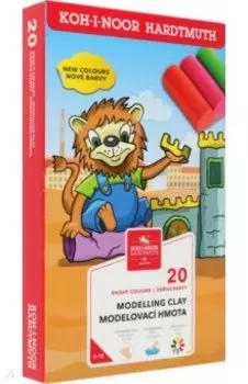 Пластилин Lion, 20 цветов