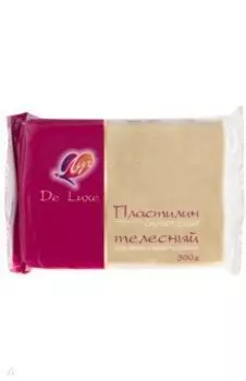 Пластилин скульптурный, 300 грамм, телесный