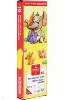Пластилин Слоник, 10 цветов