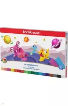 Пластилин со стеком Monsters, 18 цветов