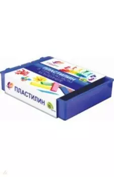 Пластилин в контейнере, 10 цветов