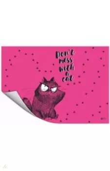 Плёнка цветная для уроков труда Крэйзи кот