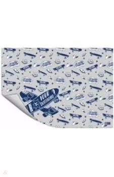 Плёнка цветная для уроков труда Скейт паттерн