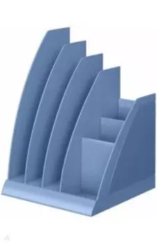 Подставка для бумаг пластиковая Regatta Pastel Bloom, голубой