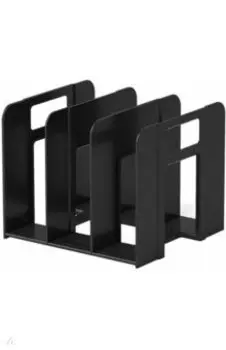 Подставка для бумаг пластиковая Techno. Classic, черный