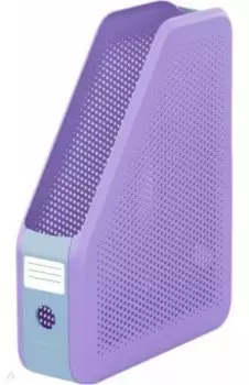 Подставка для бумаг вертикальная Forte. Manga, фиолетовый с голубым