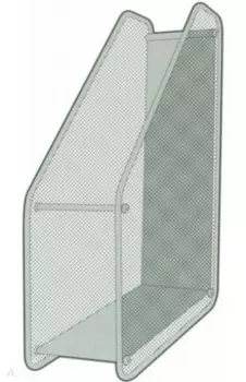 Подставка для бумаг вертикальная металлическая Compass Classic, серебряная