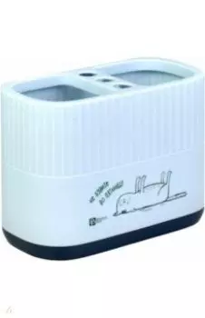 Подставка для канцелярских принадлежностей Кот на голубом