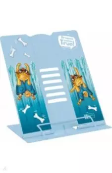 Подставка для книг Мопсы на заборе