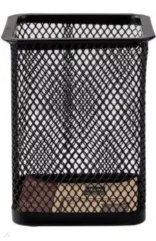 Подставка для пишущих принадлежностей, черный металл (E9174)