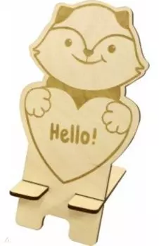 Подставка для телефона "Лисенок" сборная модель