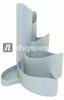 Подставка-органайзер настольная "Манхэттен" серая (230462)