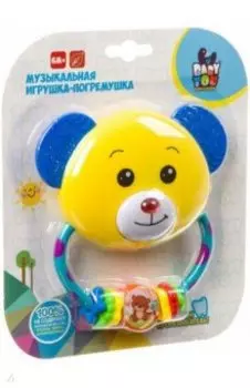 Погремушка развивающая "Медвежонок", музыкальная (ВВ3922)