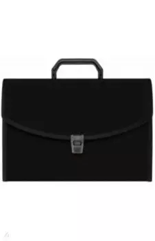 Портфель, 13 отделений, А4, черный