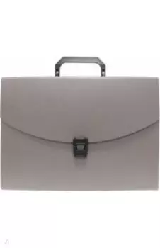 Портфель, 13 отделений, А4, серый