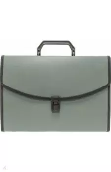 Портфель, 13 отделений, А4, серый