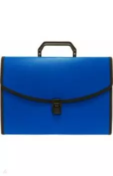 Портфель, 13 отделений, А4, синий