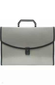 Портфель, 6 отделений, А4, серый