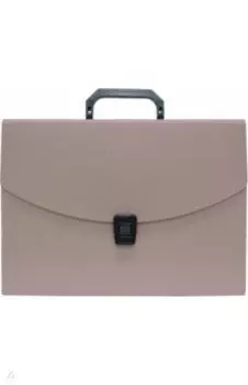 Портфель, 6 отделений, А4, серый