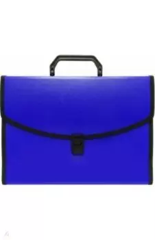 Портфель, 6 отделений, А4, синий