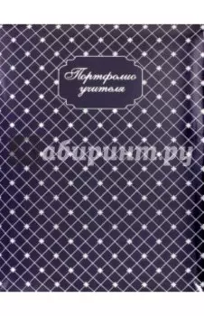 Портфолио учителя "Фактура (синий)" (38017)