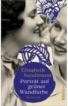 Portrt auf grner Wandfarbe