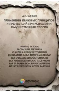 Применение правовых принципов и презумпций при разрешении имущественных споров