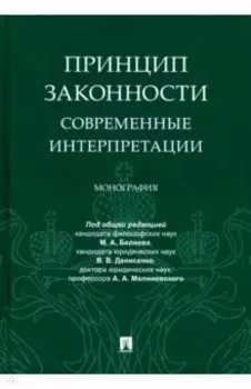 Принцип законности: современные интерпретации