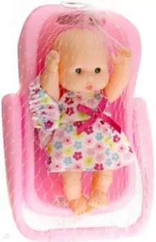Пупс Мой малыш, в переноске, в платье