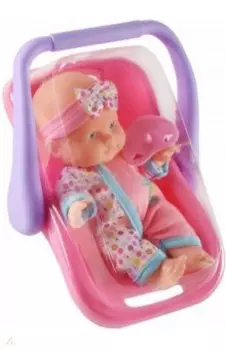 Пупс с бутылочкой в переноске
