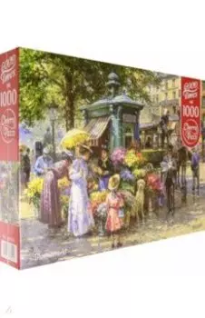 Puzzle-1000. Цветочный рынок