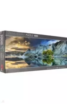 Puzzle-1000. Голубое озеро. Панорама