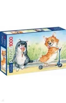 Puzzle-1000. Из жизни корги