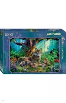 Puzzle-1000 Лесные волки