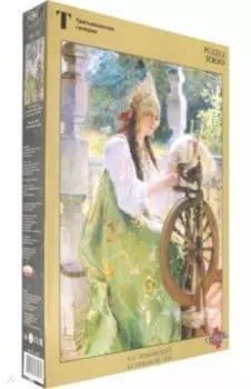 Puzzle-1000 Маковский К. Е. За прялкой