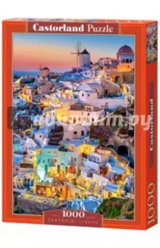 Puzzle-1000. Огни Санторини