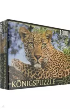 Puzzle-1000 "Портрет леопарда" (ГИK1000-0648)