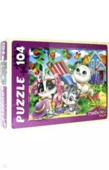 Puzzle-104. СМЕШНЫЕ КОТЯТА №2