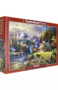 Puzzle-1500. Домик в горах