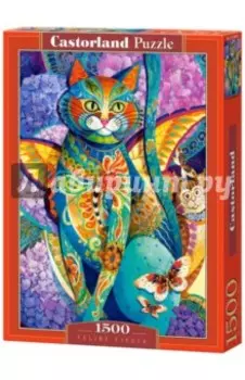 Puzzle-1500. Кошачья партия